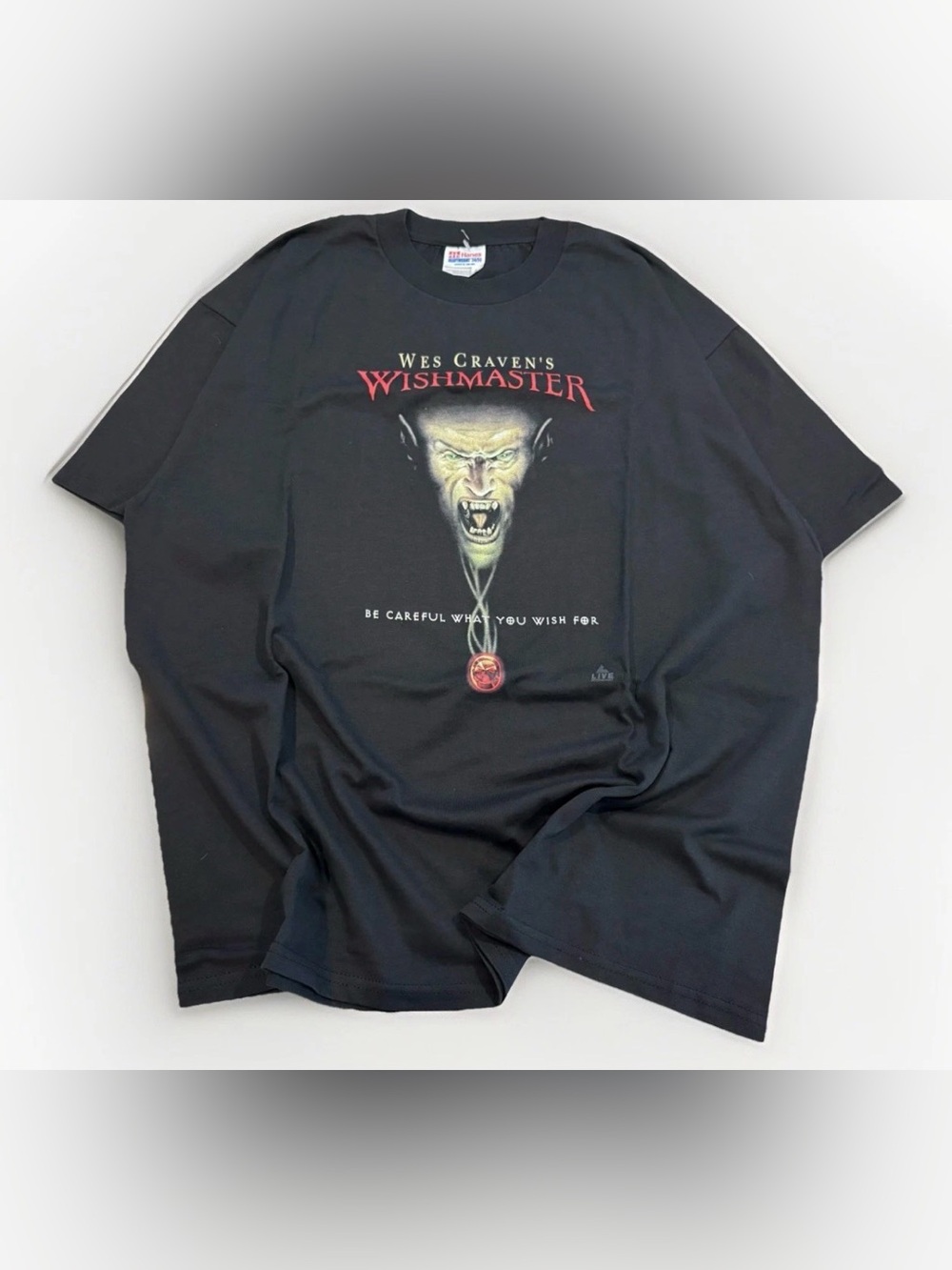 1997 Wishmaster T-Shirt Vintage Wes Craven Tee Size XL Horror Tee Single Stitch